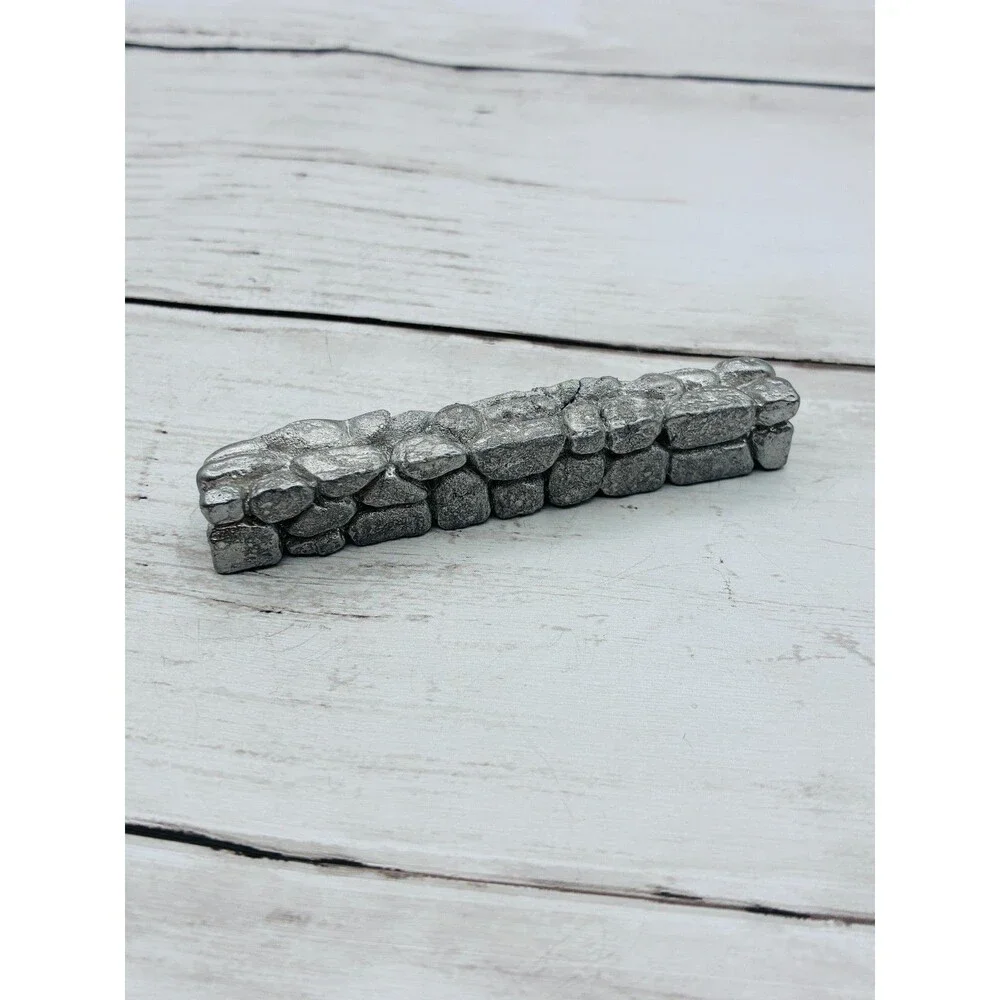 Vintage Metal Terrain Lot Stone Wall and Ladder Tabletop Wargaming Diorama 2-Pie